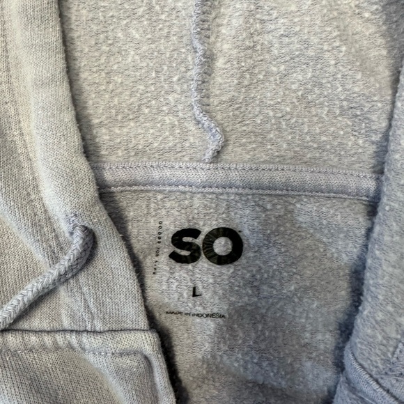 SO Heather Gray Casual Hoodie - Picture 2 of 2